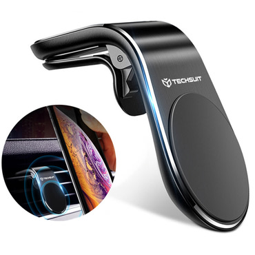 Magnetni automobilski držač Techsuit "AirGrip S7" za ventilacijski otvor - srebrni