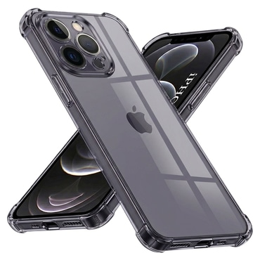 TPU gel maskica Techsuit "Shockproof" za iPhone 12 Pro - smoke black