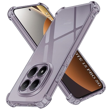 TPU gel maskica Techsuit "Shockproof" za Xiaomi Redmi Note 15 Pro 5G - smoke black