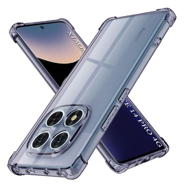 TPU gel maskica Techsuit "Shockproof" za Xiaomi Redmi Note 14 Pro 4G - smoke black