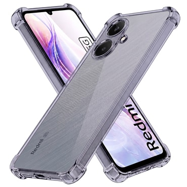 TPU gel maskica Techsuit "Shockproof" za Xiaomi Redmi 13C 5G - smoke black