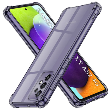 TPU gel maskica Techsuit "Shockproof" za Samsung Galaxy A52 5G / A52 4G / A52s 5G - smoke black