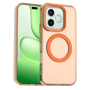 Hibridna maska Techsuit "CandyCase MagSafe" za Honor 600 Lite - orange
