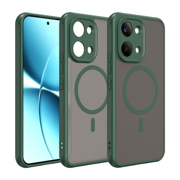 Hibridna maska "HaloFrost II MagSafe" za Xiaomi Poco X8 Pro Max - green