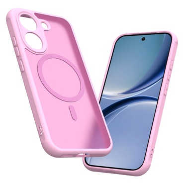 Hibridna maska "HaloFrost II MagSafe" za Xiaomi Poco X8 Pro - pink