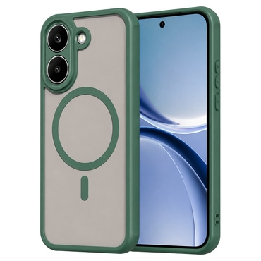 Hibridna maska "HaloFrost II MagSafe" za Xiaomi Poco X8 Pro - green