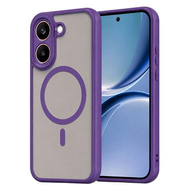 Hibridna maska "HaloFrost II MagSafe" za Xiaomi Poco X8 Pro - purple