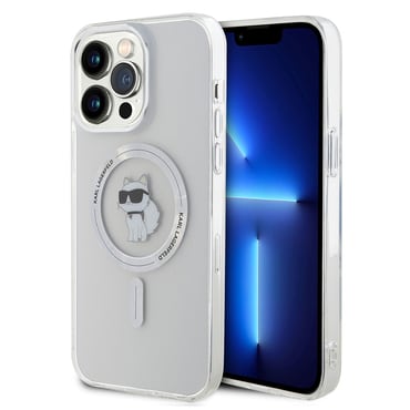Maskica Karl Lagerfeld "IML MagSafe" za iPhone 14 Pro Max - transparent choupette