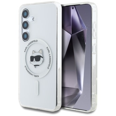 Maskica Karl Lagerfeld "IML MagSafe" za Samsung Galaxy S25 - choupette`s head