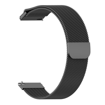 Univerzalni metalni remen Techsuit "W009" 18mm za pametne satove - crn