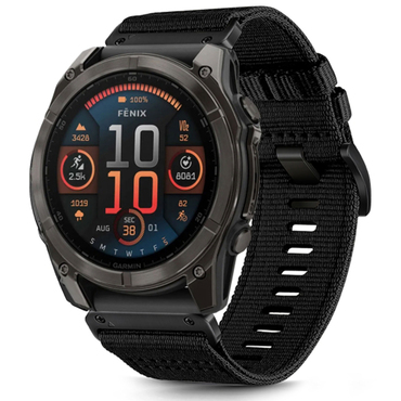Univerzalni remen Techsuit "W070" 22mm za pametne satove - crn