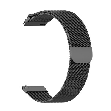 Univerzalni metalni remen Techsuit "W009" 20mm za pametne satove - crn