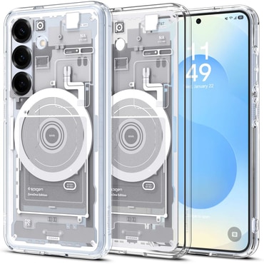 Maska Spigen "Ultra Hybrid Mag" za Samsung Galaxy S25 - zero one zero one white