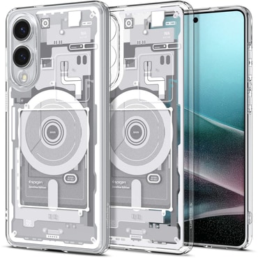 Maska Spigen "Ultra Hybrid Mag" za Samsung Galaxy S25 Edge - zero one zero one white
