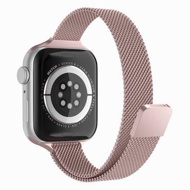 Metalni remen Techsuit "W034" za Apple Watch (42mm / 44mm / 45mm / 46mm / 49mm) - ružičasti