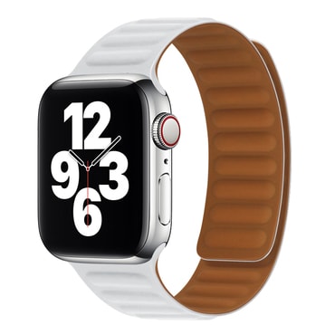Silikonski remen Techsuit "W035" za Apple Watch (42mm / 44mm / 45mm / 46mm / 49mm) - bijel