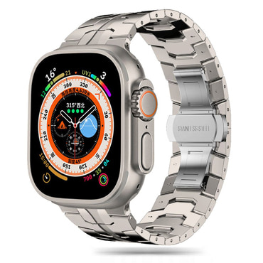 Čelični remen Techsuit "W063" za Apple Watch (42mm / 44mm / 45mm / 46mm / 49mm) - titan