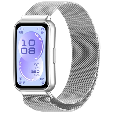 Metalni remen Techsuit "W009" za Huawei Band 11 / Band 11 Pro - srebrni