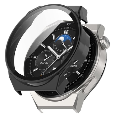 Maskica sa zaštitom zaslona Techsuit "Defense360 Pro" za Huawei Watch GT 3 Pro 46mm - crn