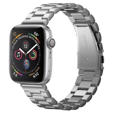 Metalna narukvica Spigen "Modern Fit" za Apple Watch (42 / 44 / 45 / 46 / 49mm) - silver