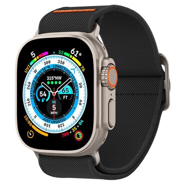 Najlonski remen Spigen "Fit Lite Ultra" za Apple Watch (42 / 44 / 45 / 46 / 49mm) - black