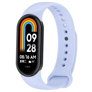 Silikonski remen Techsuit "W014" za Xiaomi Mi Band 8 / 8 NFC / 9 / 9 NFC / Smart Band 10 - svijetlo plav