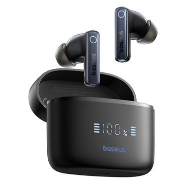 Bluetooth slušalice Baseus "Bowie 30" BT 5.3 sa smanjenjem buke, IPX4 vodootpornošću i 65h baterijom - cosmic black