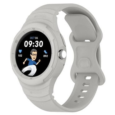 Silikonski remen Techsuit "W066" za Google Pixel Watch / Watch 2 / Watch 3 41mm / Watch 4 41mm - siv