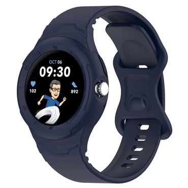 Silikonski remen Techsuit "W065" za Google Pixel Watch / Watch 2 / Watch 3 41mm / Watch 4 41mm - tamnoplavi