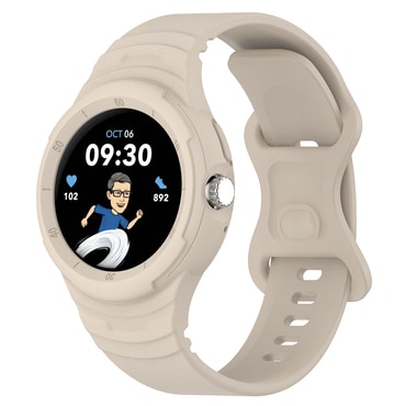 Silikonski remen Techsuit "W066" za Google Pixel Watch / Watch 2 / Watch 3 41mm / Watch 4 41mm - bež