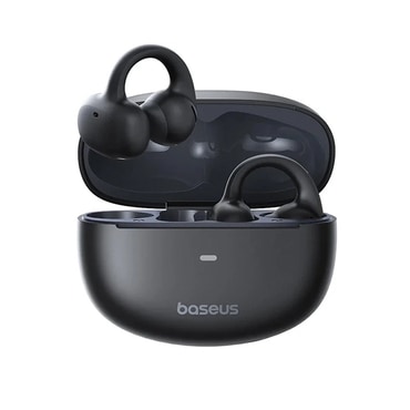 Bluetooth slušalice Baseus "Bowie MC1" BT 5.4 s otvorenim ušnim dizajnom, IP57 vodootpornošću i 600mAh - black