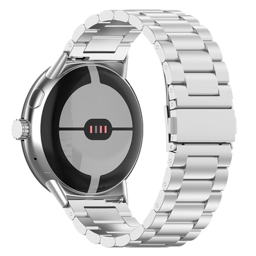 Silikonski remen Techsuit "W010" za Google Pixel Watch 4 45mm - srebrna