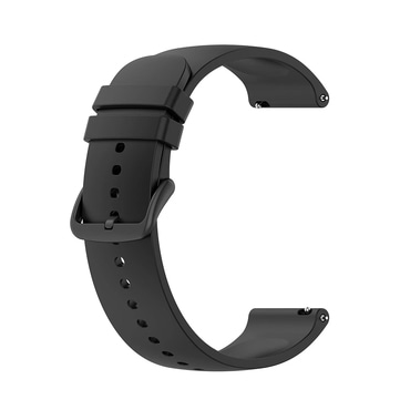 Univerzalni silikonski remen Techsuit "W001" 20mm za pametne satove - crn