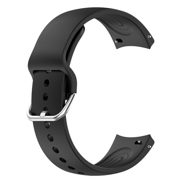 Univerzalni silikonski remen Techsuit "W003" 22mm za pametne satove - crni