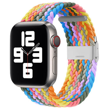 Najlonski remen Techsuit "W032" za Apple Watch (42 / 44 / 45 / 46 / 49mm) - ljubičasta heartbeat