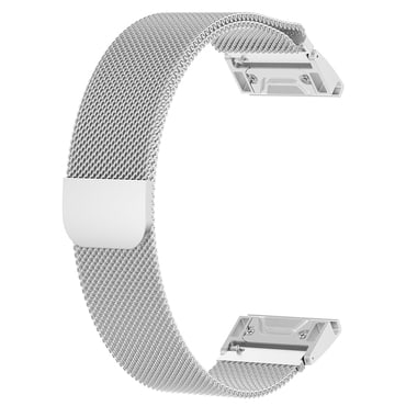 Univerzalni čelični remen Techsuit QuickFit "W009" 22mm za pametne satove - srebrni