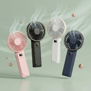Mini ručni ventilator Techsuit "M12" s LED prikazom, USB-C punjenjem, 6 brzina, 5000mAh