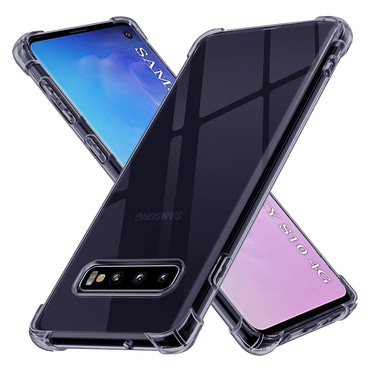 TPU gel maskica Techsuit "Shockproof" za Samsung Galaxy S10 - smoke black