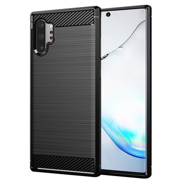 TPU gel maska "Brushed Carbon" za Samsung Galaxy Note 10 Plus - crn
