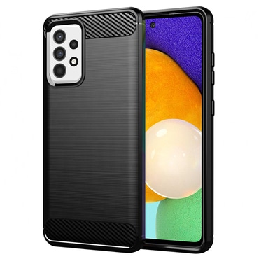TPU gel maska "Brushed Carbon" za Samsung Galaxy A52 5G / A52 4G / A52s 5G - crn