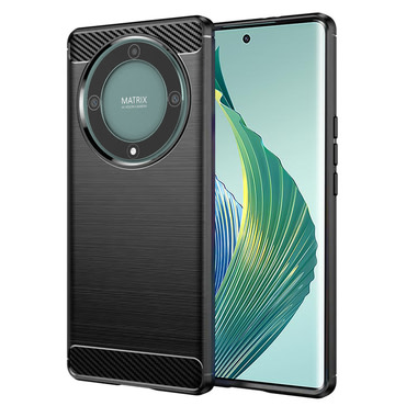 TPU gel maska "Brushed Carbon" za Honor Magic5 Lite 5G - crn