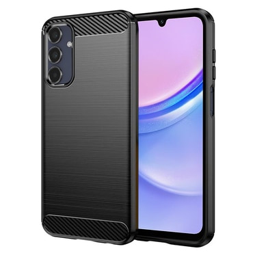 TPU gel maska "Brushed Carbon" za Samsung Galaxy A15 - crn