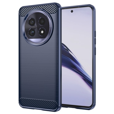 TPU gel maska "Brushed Carbon" za Realme 13 Pro / Pro Plus - plav