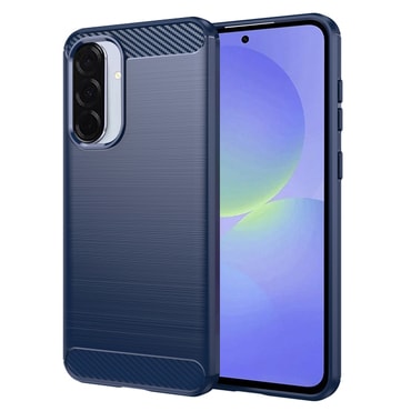 TPU gel maska "Brushed Carbon" za Samsung Galaxy A36 / A56 - plav