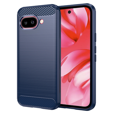 TPU gel maska "Brushed Carbon" za Google Pixel 9a - plav
