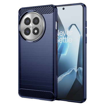 TPU gel maska "Brushed Carbon" za OnePlus 13 - plav