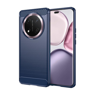 TPU gel maska "Brushed Carbon" za Honor X9c / Magic7 Lite - plav