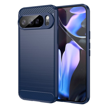 TPU gel maska "Brushed Carbon" za Google Pixel 10 Pro XL - plav