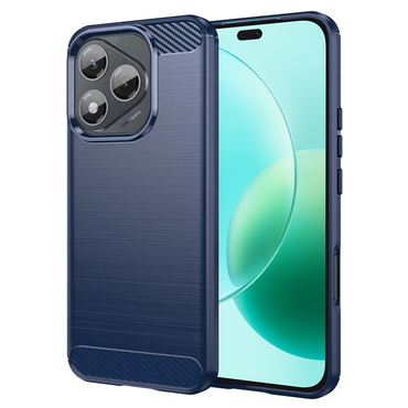 TPU gel maska "Brushed Carbon" za Honor 400 Lite - plav