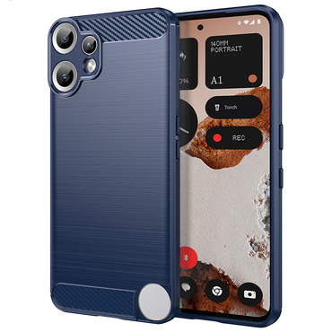 TPU gel maska "Brushed Carbon" za Nothing CMF Phone 2 Pro - plav